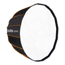 Godox P90 parabolic softbox for versatile studio and location lighting with quick setup