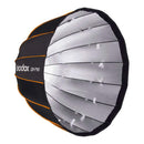 Godox P90 parabolic softbox with quick-release design for versatile indoor and location lighting