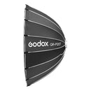 Godox QR-P120T quick release parabolic softbox with compact design for uniform lighting and easy setup