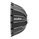 Godox QR-P60T compact parabolic softbox for live streaming with quick-release setup and Velcro diffuser