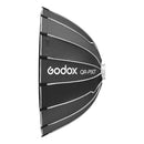 Godox QR-P90T compact quick-release parabolic softbox for uniform lighting in small spaces