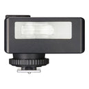 Godox iM30 compact on-camera flash with adjustable power levels and replaceable batteries