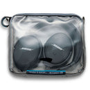 Gura Gear Et Cetera clear electronic accessory pouch with Bose headphones inside