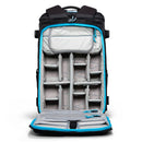 Gura Gear Kiboko City camera backpack with multiple compartments and magnetic side pockets