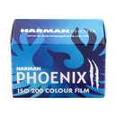 Harman Phoenix II 35mm ISO 200 colour film box packaging