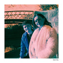 Harman Switch Azure 125 35mm film showing surreal pink and orange skies with cyan bananas and blue strawberries colors