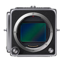 Hasselblad 907X Body with CFV 100C digital back showing medium format sensor and modular design