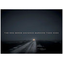 Todd Hido The End Sends Advance Warning dark road with distant headlights nighttime landscape photography