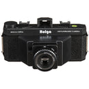 Holga 120 Pan panoramic film camera with 90mm optical lens and bubble level for straight horizons