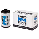 Ilford FP4 Plus 125 24 exposure black and white 35mm film roll and box