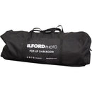 Ilford Pop-Up Darkroom black carrying bag for film photography with logo and handles