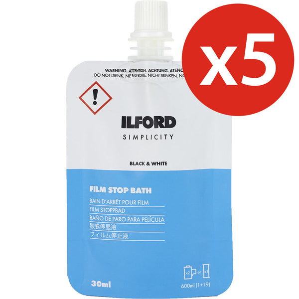 Ilford Simplicity Stop Bath - 5 Pack