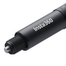 Insta360 85cm Invisible Selfie Stick close-up showing black retractable handle and mounting screw