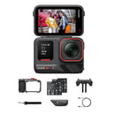 Insta360 Ace Pro 2 action camera with accessories on a white background