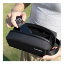 A person removing the Luna Ultra from the Insta360 Carry Bag