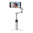 Insta360 Flow 2 smartphone stabilizer with 3-axis gimbal, built-in tripod, and AI-powered tracking for smooth video.