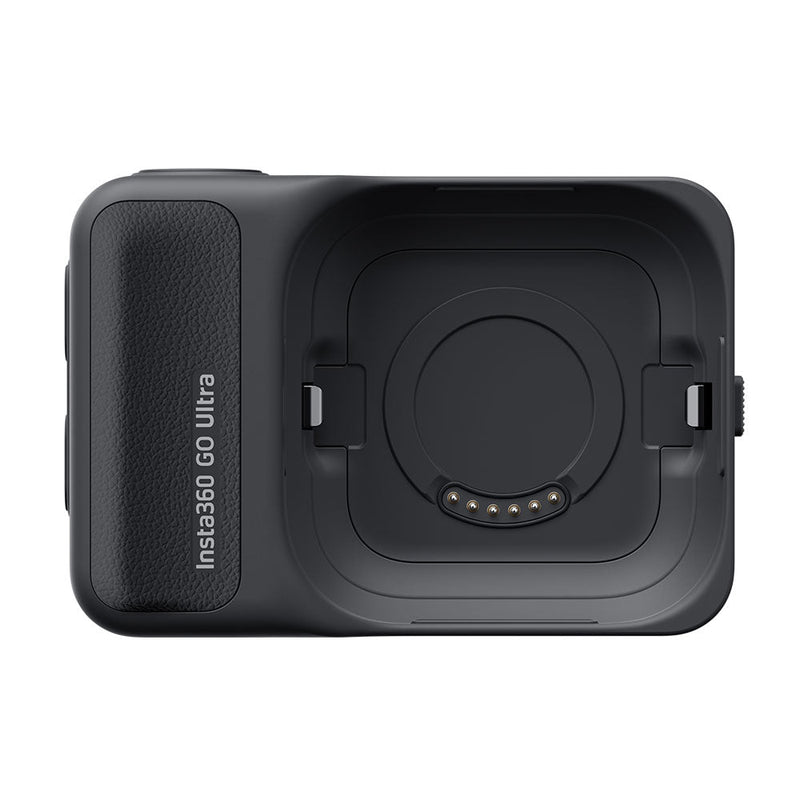 Insta360 Go Ultra compact black magnetic charging and mounting case for action camera accessories