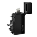 Insta360 X3 Quick Reader portable storage module with USB-C and Lightning connectors for fast file transfers