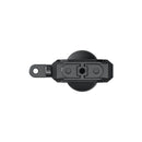 Top view of Insta360 X3 Utility Frame with cold shoe and foldout two-prong mount for action camera protection and accessory attachment