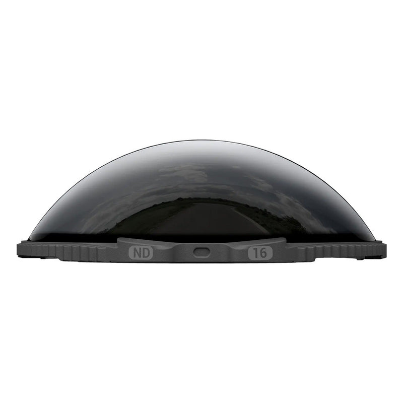 Insta360 X5 ND16 filter dome lens for reducing glare and enhancing motion blur effects