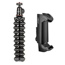 Joby Gorillapod Ballhead tripod with flexible legs and GripTight smartphone mount for compact cameras and smartphones