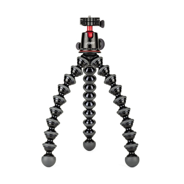 Joby GorillaPod 5K flexible tripod with aluminum legs and precision ball head for professional cameras up to 5kg.