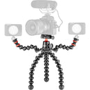 Joby Gorillapod 3K Pro Rig with flexible tripod legs and dual adjustable arms for mirrorless cameras and lighting accessories