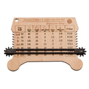 JollyLook Exposure Table wooden pinhole photography exposure time calculator tool