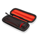 K-Tek Stingray Microphone Case small black semi-rigid zipper pouch with orange interior and mesh sleeve for short shotgun microphones