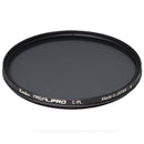 Kenko 72mm REALPRO circular polarizer filter with slim black aluminum frame and anti-reflection coating for enhanced image clarity