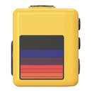 Kodak Charmera yellow compact digital camera with vintage-inspired striped design and keychain attachment