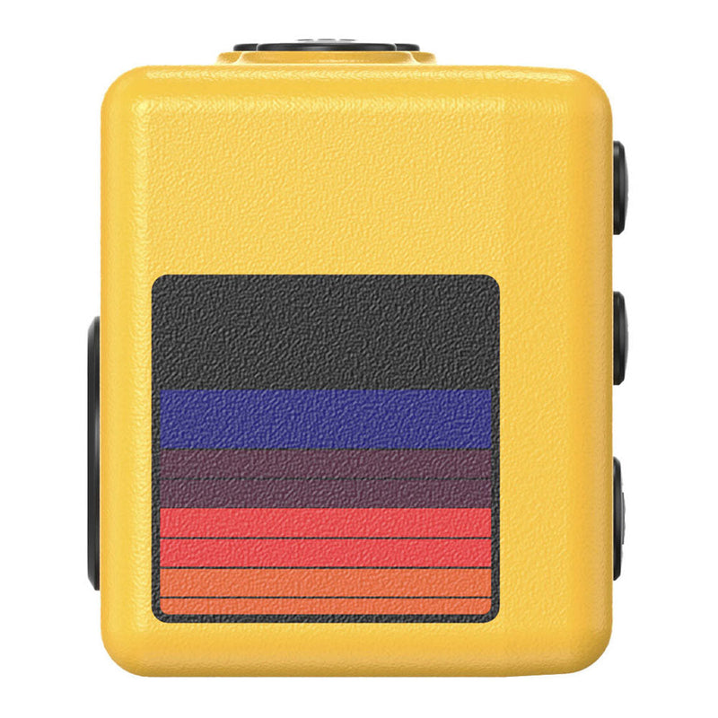 Kodak Charmera yellow compact digital camera with vintage-inspired striped design and keychain attachment