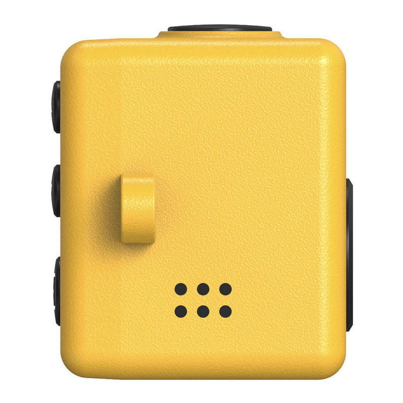 Yellow Kodak Charmera keychain digital camera with retro design and side buttons