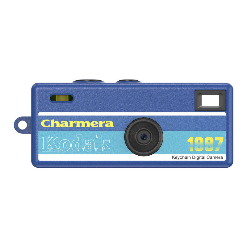 Kodak Charmera blue retro keychain digital camera with 1987 design and vintage style