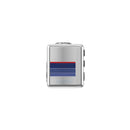 Kodak Charmera keychain digital camera in silver on a white background
