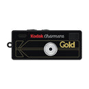 Kodak Charmera keychain digital camera in black on a white background