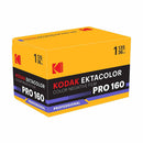 A box of Kodak Ektacolor Pro 160 35mm film on a white background