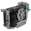 Kondor Blue Cage for Sony FX3 FX30 camera with modular NATO rails and Arca Swiss plate