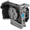 Kondor Blue Cage for Sony FX3 and FX30 with NATO rails and removable Arca Swiss plate