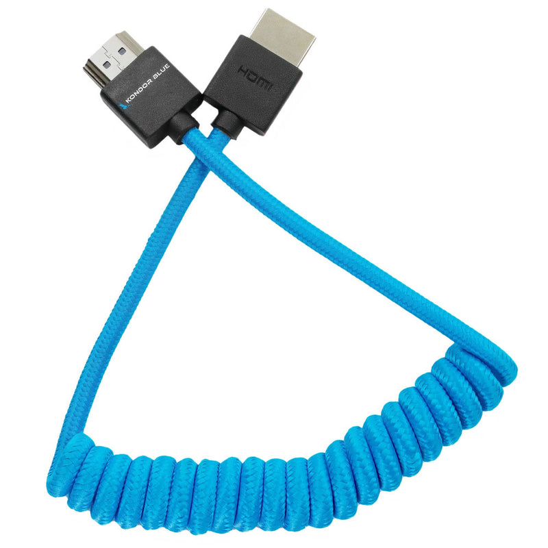 Kondor Blue Coiled 12-24" Full HDMI Cable