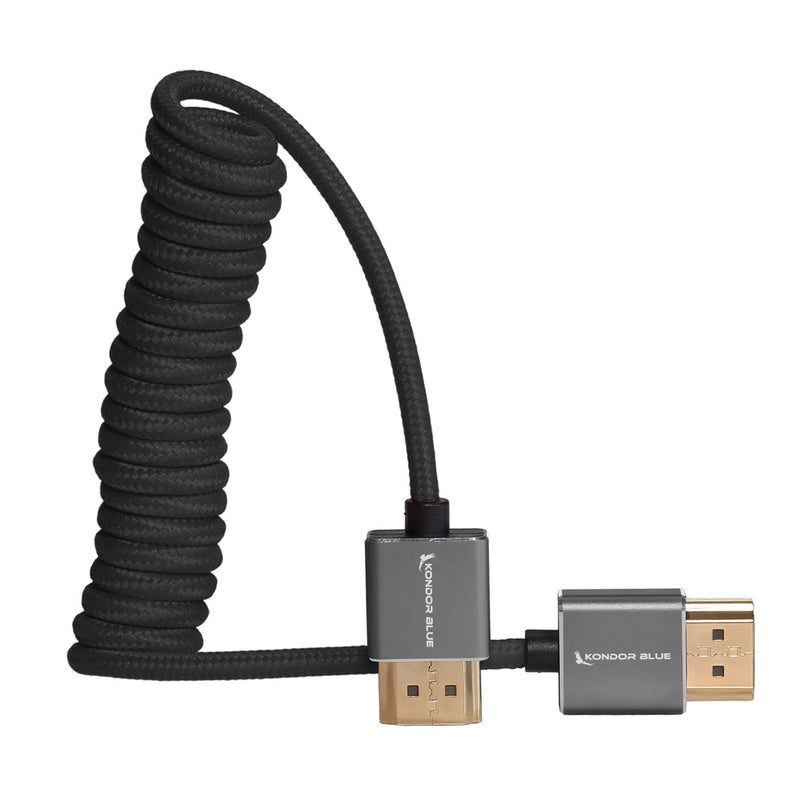 Kondor Blue Coiled 12-24" Full HDMI Cable