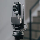 Stalman Clamp iPhone tripod clamp by KONDOR BLUE for vertical smartphone content creation with USB-C adapter and pro mounting options