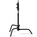 Kupo 20" Master C-Stand with sliding leg and black powder coated finish for versatile grip equipment mounting