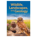 Wildlife, Landscapes, and Geology book cover featuring Alberta and Saskatchewan guided tour with Burrowing Owls illustration