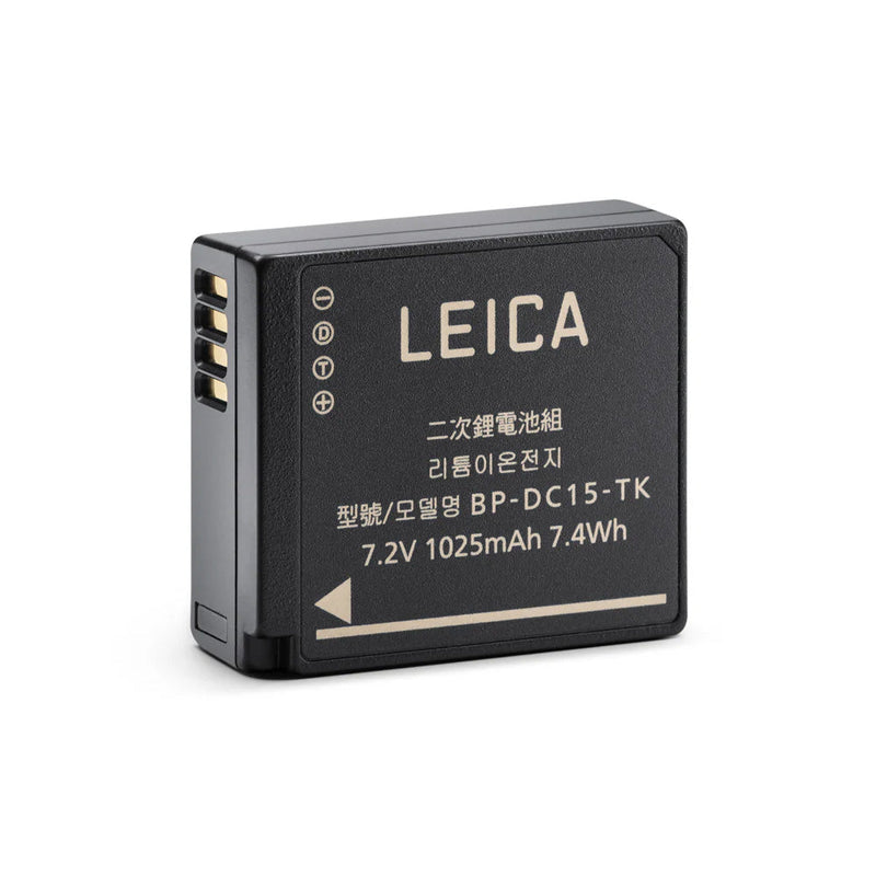 Leica D-Lux BP-DC15 lithium-ion camera battery with 1025mAh capacity for Leica D-Lux 7 and 8