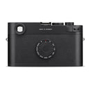 Leica M11-D digital camera with rear ISO dial, matte black finish, and minimalist design without display screen