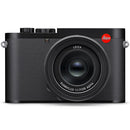 Leica Q3 Camera with Summilux 28mm f/1.7 lens, black compact digital camera front view