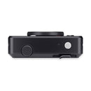 Leica Sofort 2 black hybrid instant camera top view compact design with control buttons and dial
