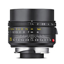 Leica Summilux-M 35mm f1.4 ASPH FLE II compact prime camera lens with manual focus and retractable hood