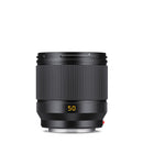 Leica Summilux-SL 50mm f1.4 ASPH lens on a white background